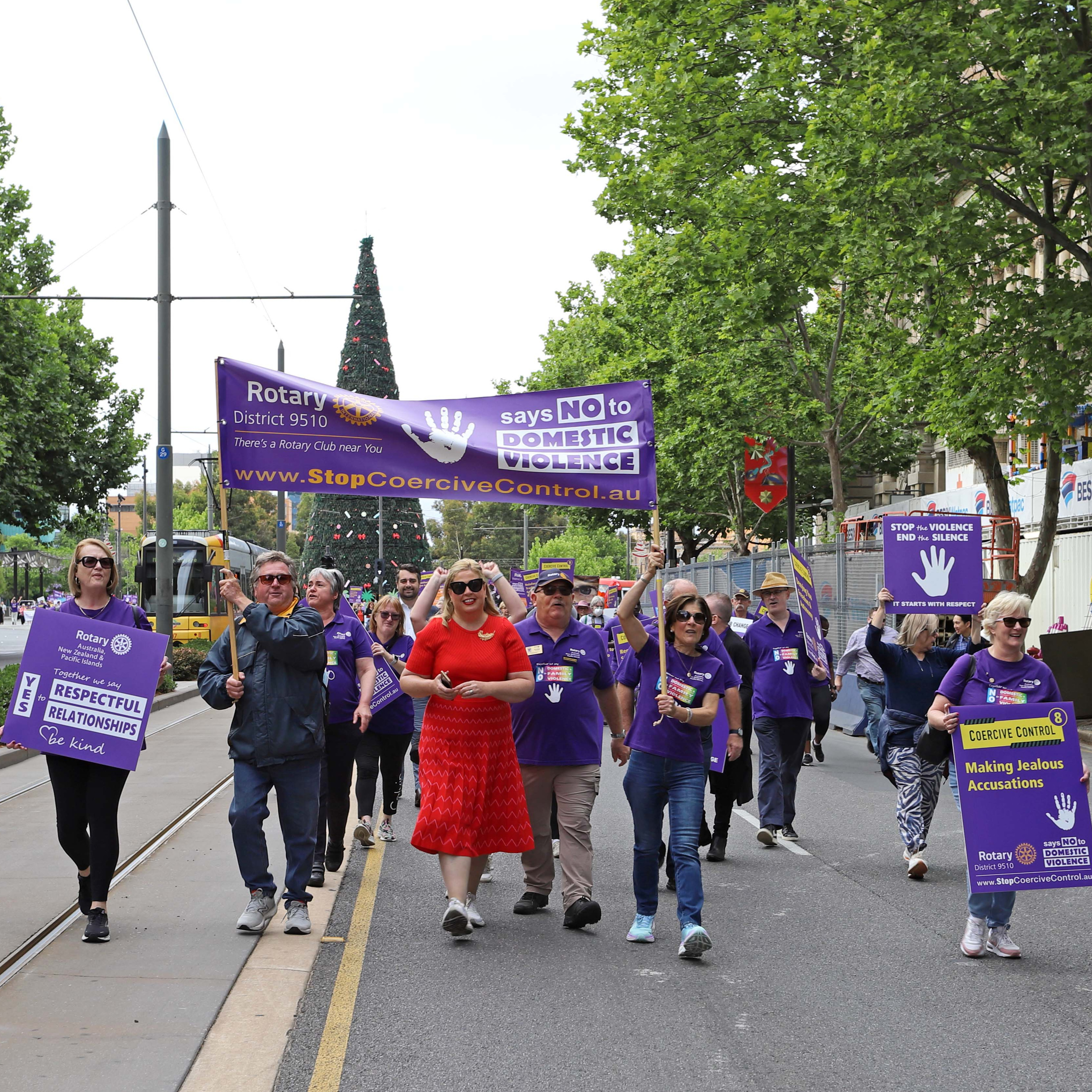 Katrine Hildyard MP Walks for Respect