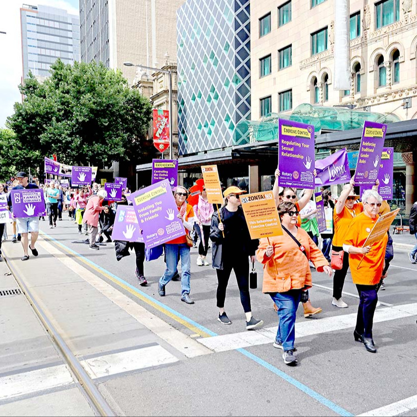 The Walk stretched along the length of King William Street