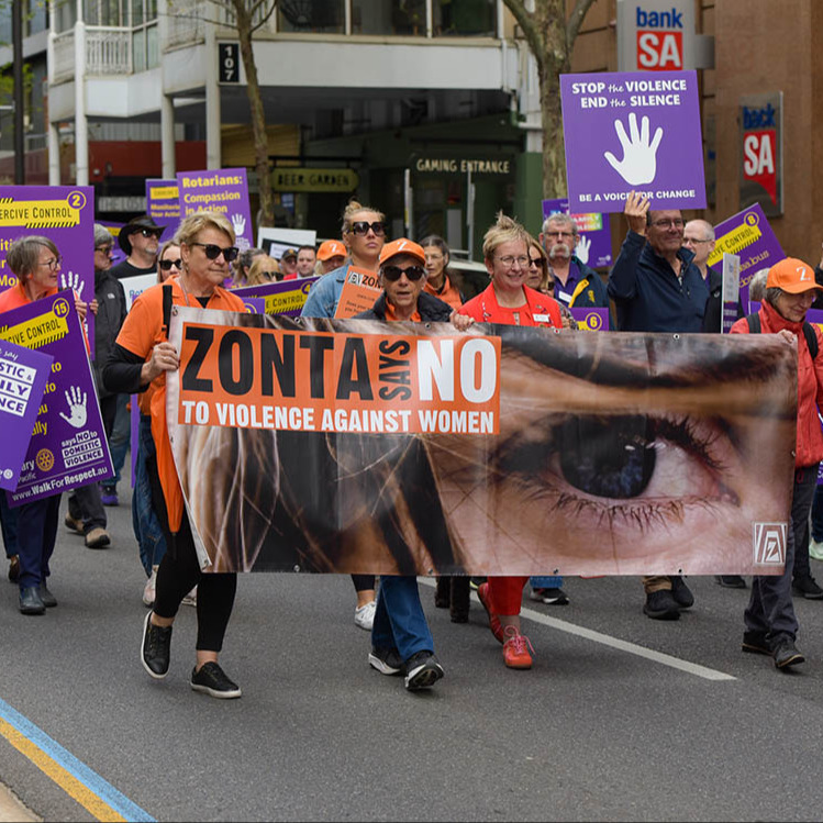 ZONTA members walk for respect