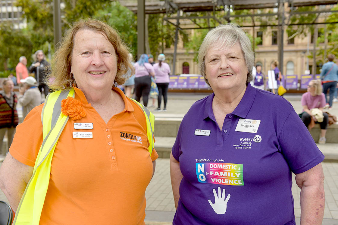 Walk for Respect Registration Desk team