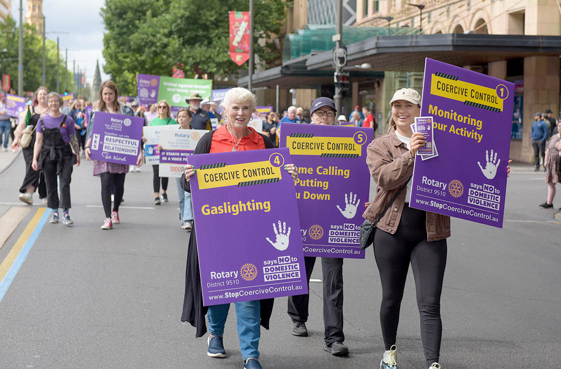 Signs of Coercive Control down King William Street